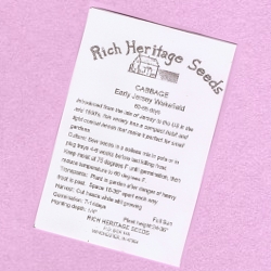 Plain seed packet Rich Heritage Seeds